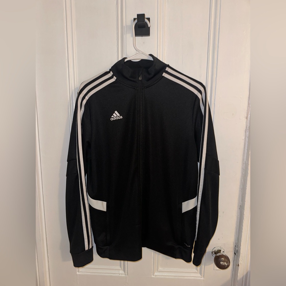 Adidas Men's Zip Up - Large - Slim Fit
